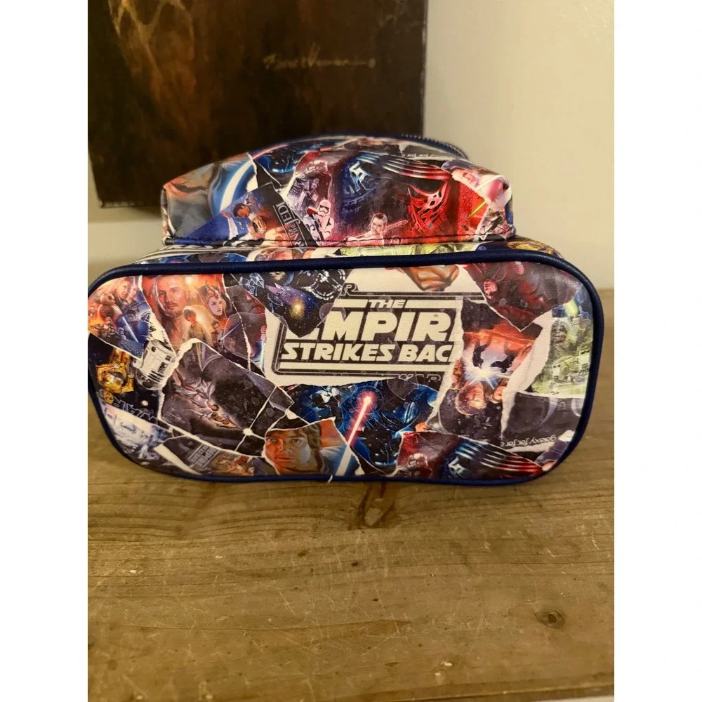 Loungefly Star Wars Original Trilogy Movie Poster Collage Mini Backpack‎ Blue